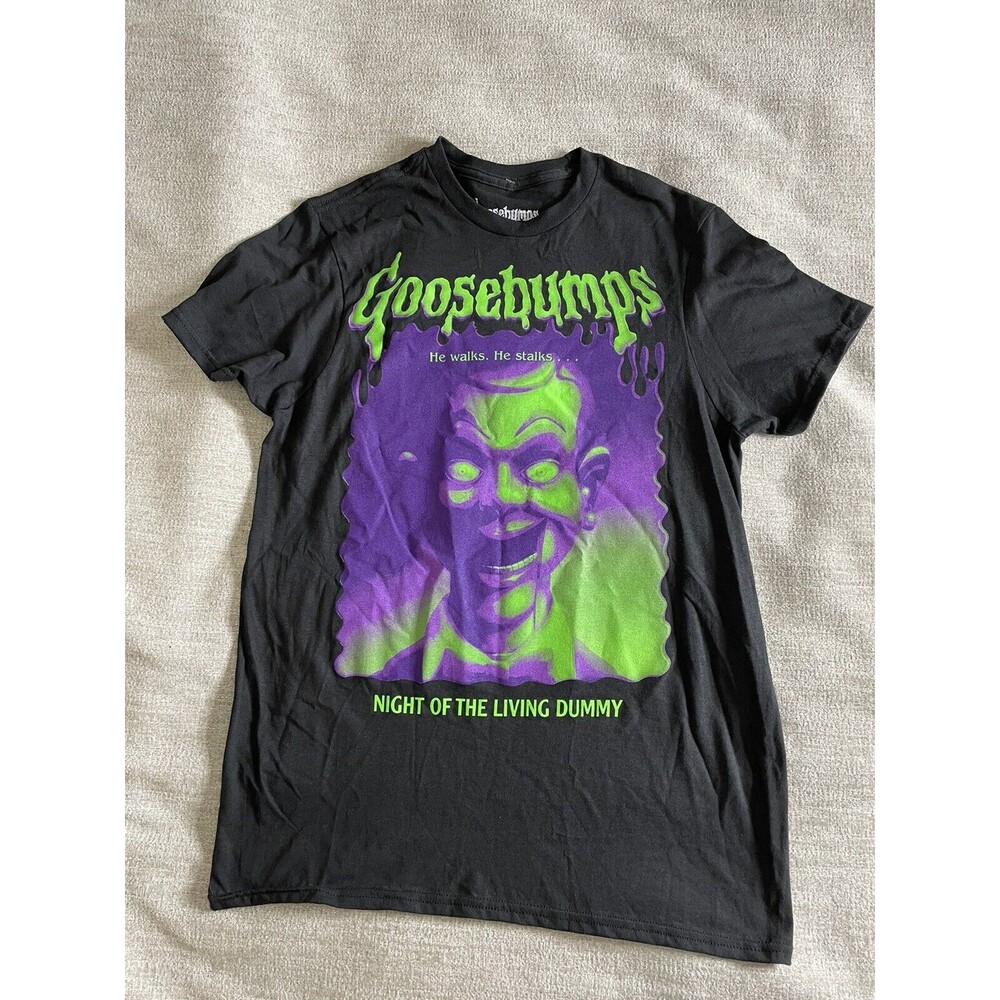 Goosebumps Shirt Night of the Living Dummy Halloween Shirt Small Unisex Casual